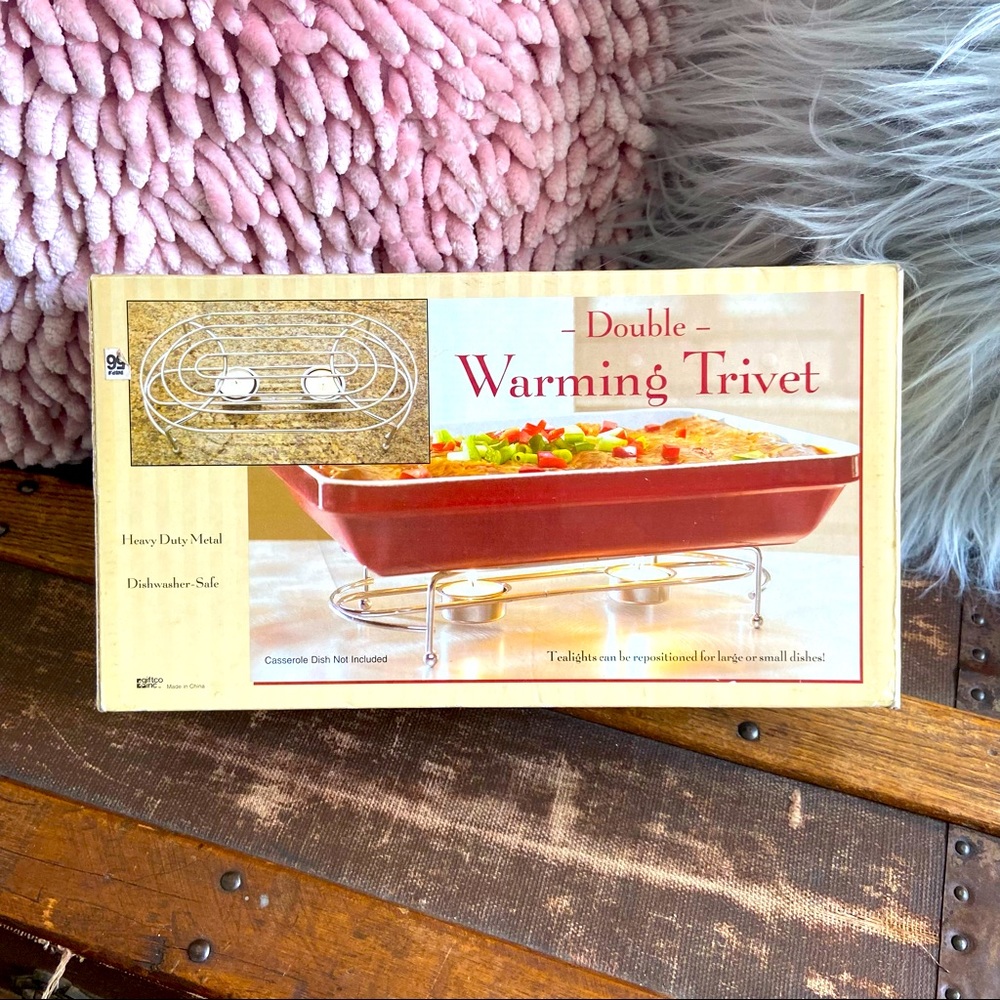 New Double Warming Trivet for small dishes.